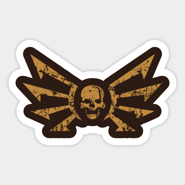 Strogg - Bronze Sticker by Remus